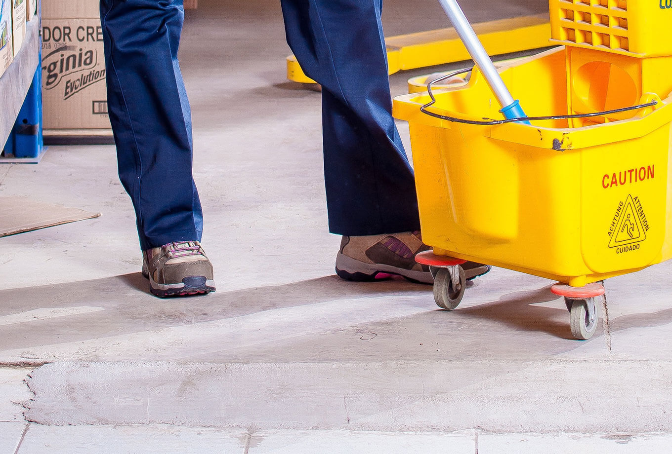 Fotografía a color equipo de protección a los pies